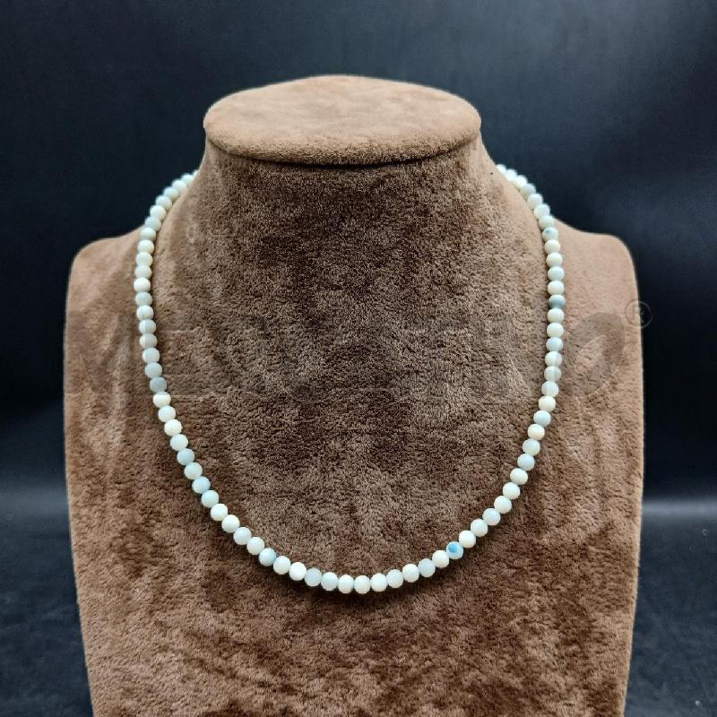 COLLANA FINA PIETRE BIANCO  | Mercatino dell'Usato Roma garbatella 1