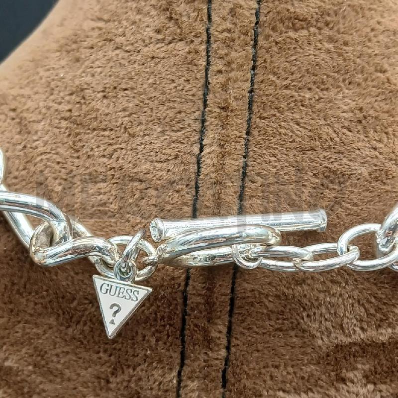 COLLANA GUESS CATENA LOGO STRASS | Mercatino dell'Usato Roma garbatella 3