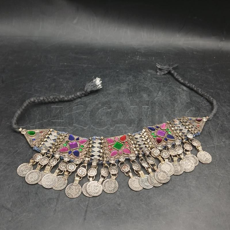 COLLANA LACCIO LAC ROSA E BLU | Mercatino dell'Usato Roma garbatella 1