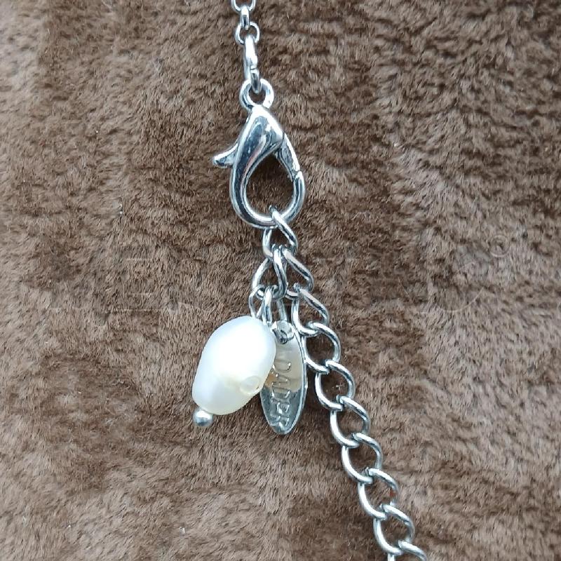 COLLANA LADADRR PERLE GRIGIO E BEIGE  | Mercatino dell'Usato Roma garbatella 3