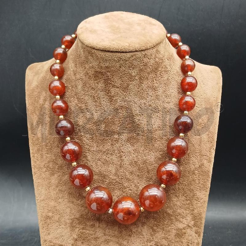 COLLANA MARRONE | Mercatino dell'Usato Roma garbatella 1