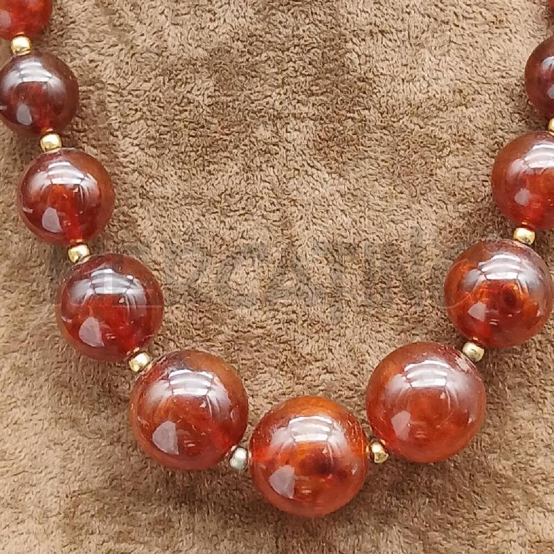 COLLANA MARRONE | Mercatino dell'Usato Roma garbatella 2