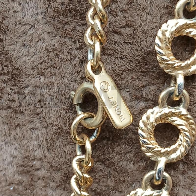 COLLANA MONET BIANCO E DOR | Mercatino dell'Usato Roma garbatella 3