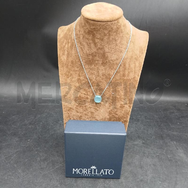 COLLANA MORELLATO PIETRA AZZ | Mercatino dell'Usato Roma garbatella 1