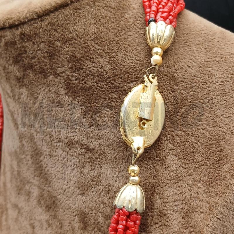 COLLANA MULT DET PIETRE ROSSA | Mercatino dell'Usato Roma garbatella 4