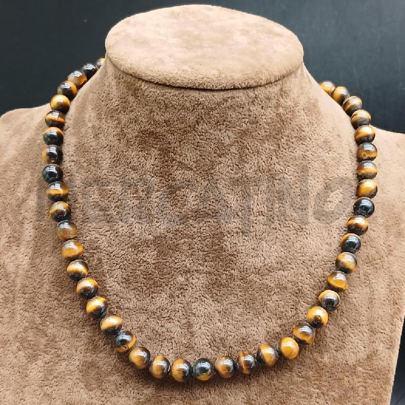 COLLANA OCCHIO DI TIGRE  | Mercatino dell'Usato Roma garbatella 1