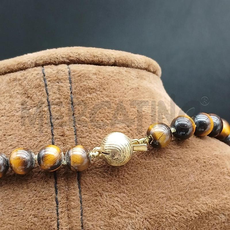 COLLANA OCCHIO DI TIGRE  | Mercatino dell'Usato Roma garbatella 3