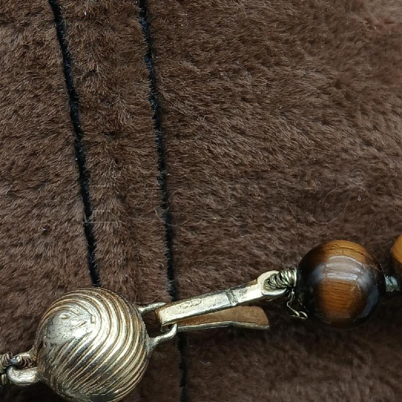 COLLANA OCCHIO DI TIGRE  | Mercatino dell'Usato Roma garbatella 4