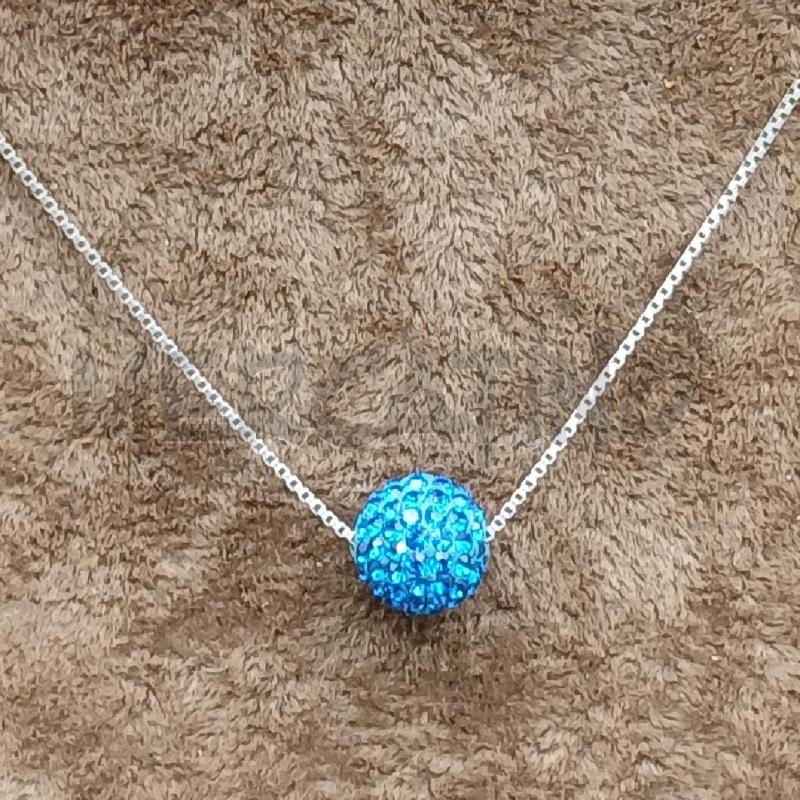 COLLANA PALLA BLU  | Mercatino dell'Usato Roma garbatella 2