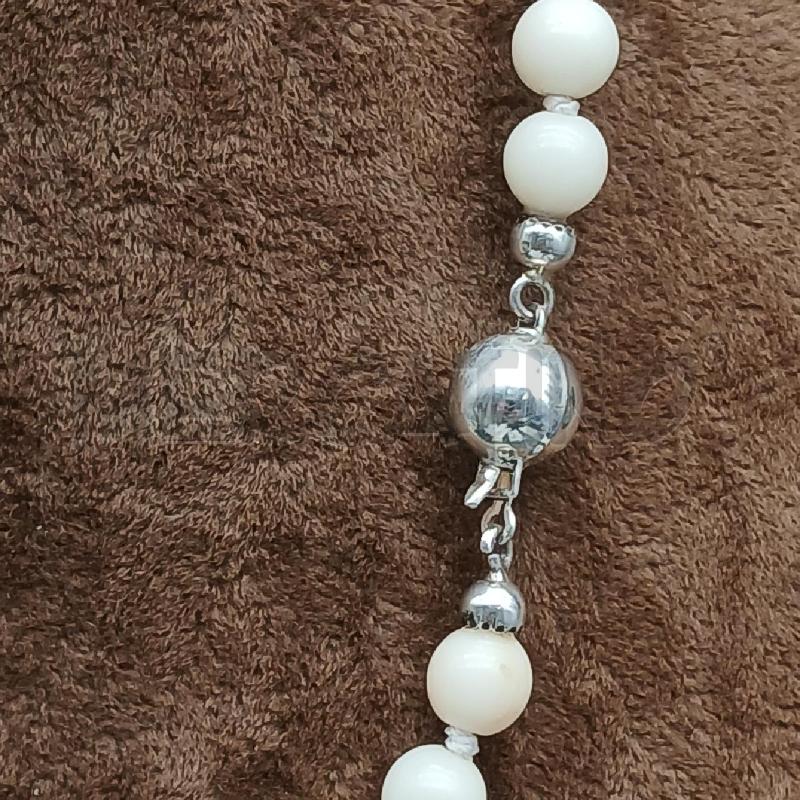 COLLANA PERLE DET CHIUSURA ARG  | Mercatino dell'Usato Roma garbatella 2