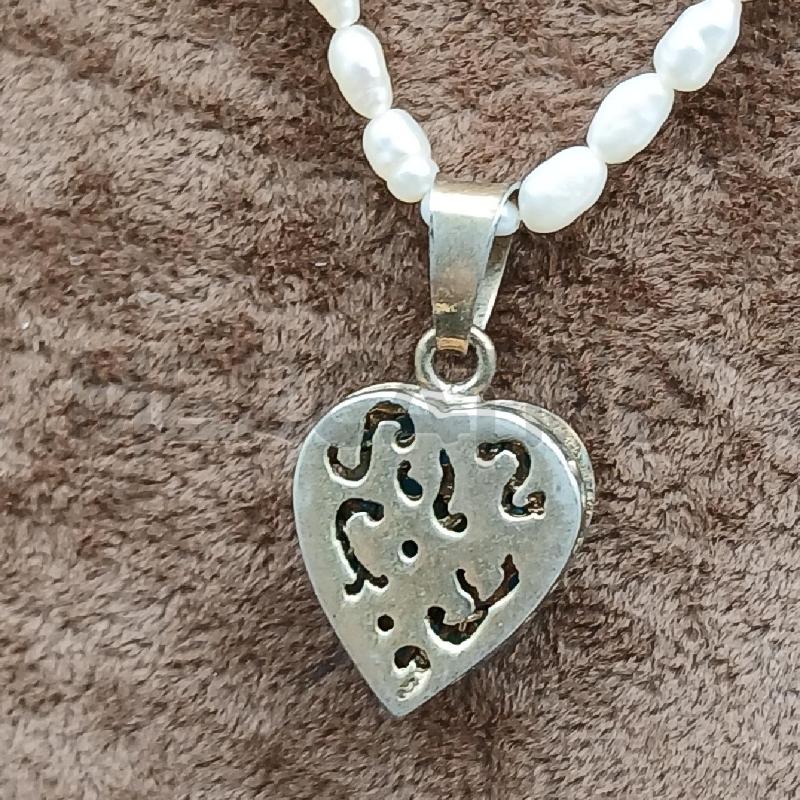COLLANA PERLE FIU CUORE AZZ | Mercatino dell'Usato Roma garbatella 5