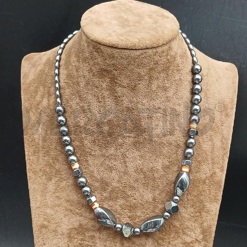 COLLANA PIETRA MET  | Mercatino dell'Usato Roma garbatella 1