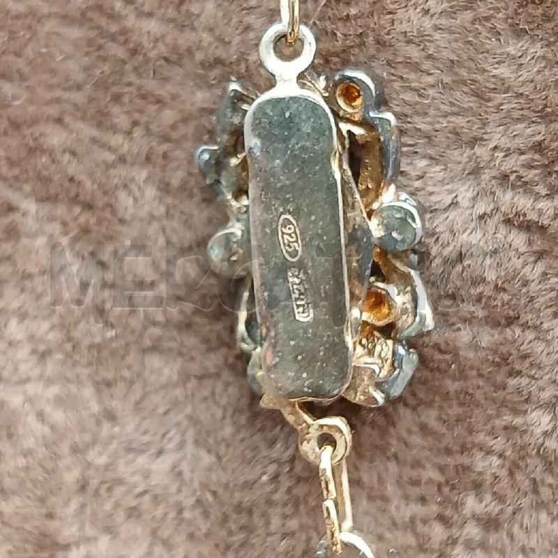 COLLANA PIETRE AERANCIONE DET CHIUSURA ARG  | Mercatino dell'Usato Roma garbatella 4