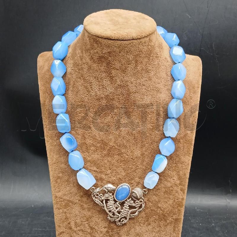 COLLANA PIETRE BLU CAVALLUCCI  | Mercatino dell'Usato Roma garbatella 1