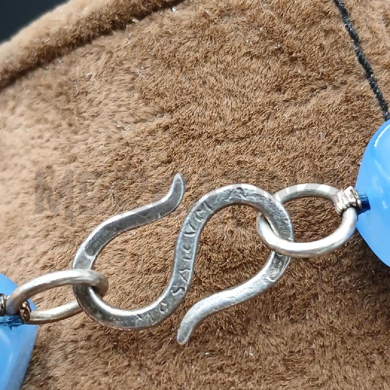 COLLANA PIETRE BLU CAVALLUCCI  | Mercatino dell'Usato Roma garbatella 4