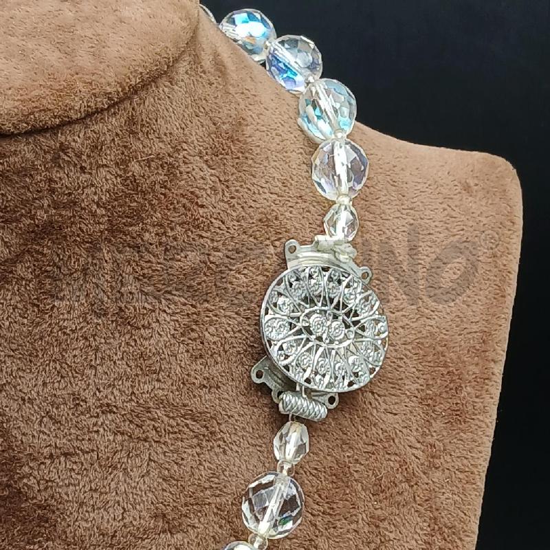COLLANA PIETRE GRIGIO  | Mercatino dell'Usato Roma garbatella 2