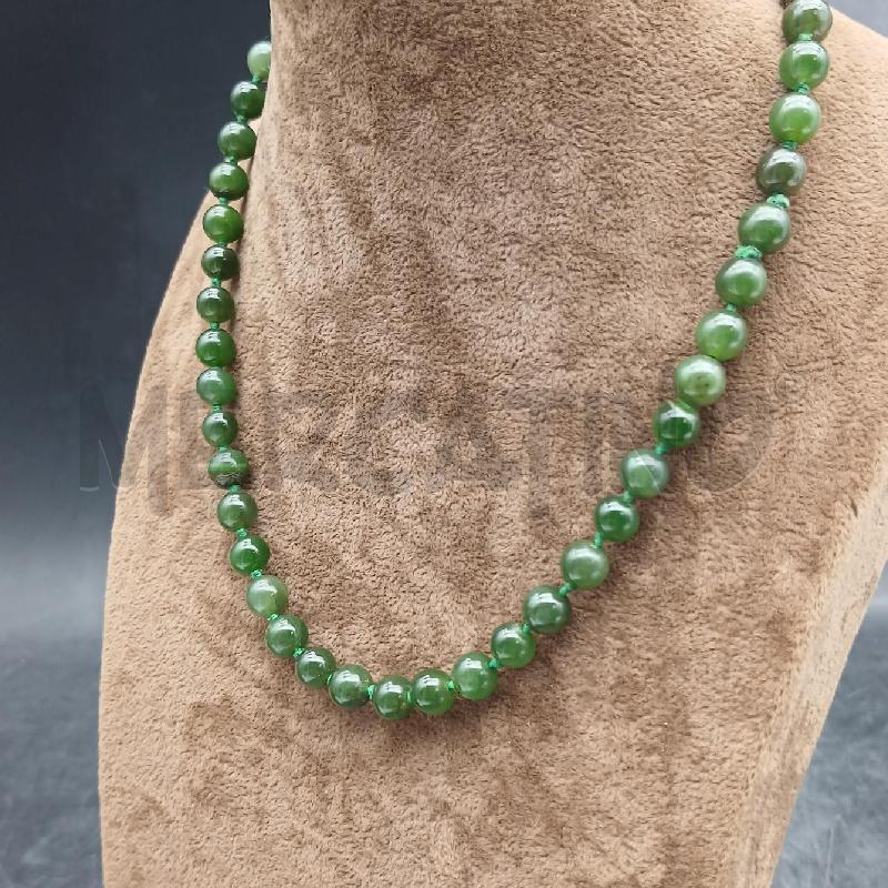 COLLANA PIETRE VERDE CHIUSURA PESCE | Mercatino dell'Usato Roma garbatella 3