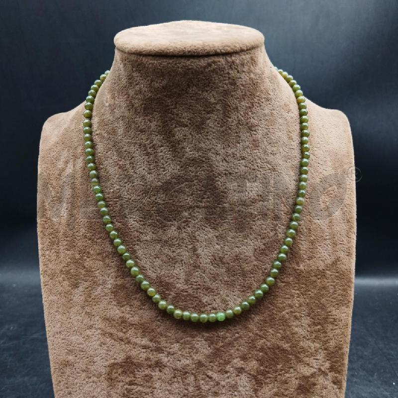 COLLANA PIETRE VERDE FINA | Mercatino dell'Usato Roma garbatella 1