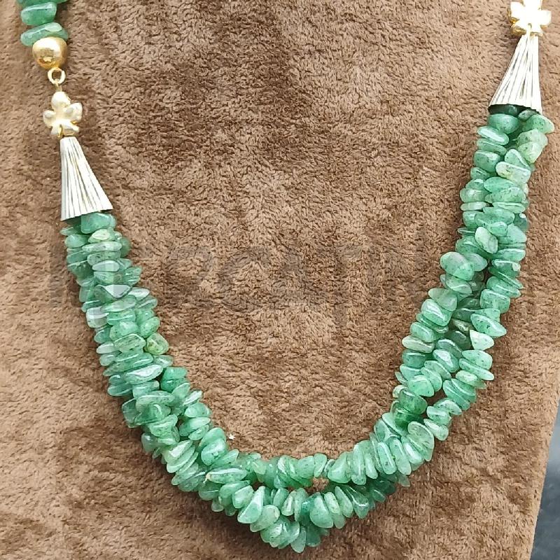 COLLANA PIETRE VERDE SASSOLINI  | Mercatino dell'Usato Roma garbatella 2