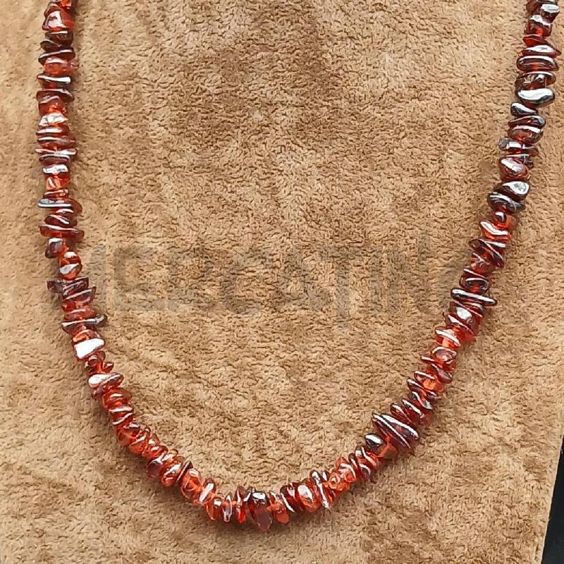 COLLANA PIETRINE ROSSE SCURO  | Mercatino dell'Usato Roma garbatella 2