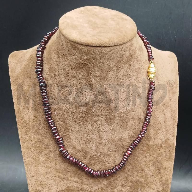 COLLANA PIETRUZZE ROSSO  | Mercatino dell'Usato Roma garbatella 1
