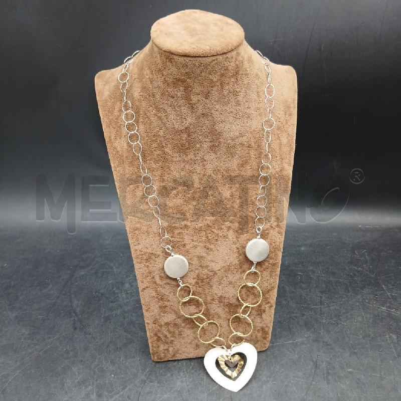 COLLANA RG CENRCHI CIONDOLO CUORE | Mercatino dell'Usato Roma garbatella 1