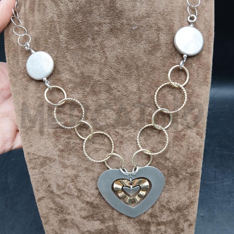 COLLANA RG CENRCHI CIONDOLO CUORE | Mercatino dell'Usato Roma garbatella 2