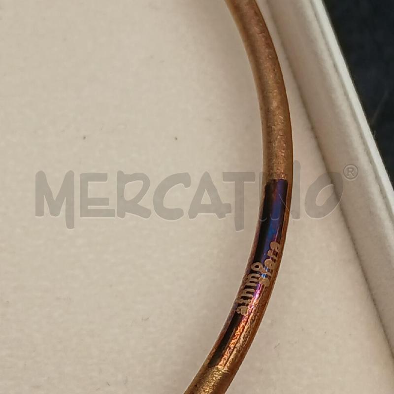 COLLANA RIGIDA ATHMO SFERA BRONZO PIETRA FUME | Mercatino dell'Usato Roma garbatella 2
