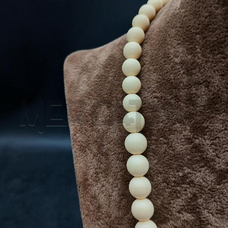 COLLANA SFERE BEIGE | Mercatino dell'Usato Roma garbatella 2