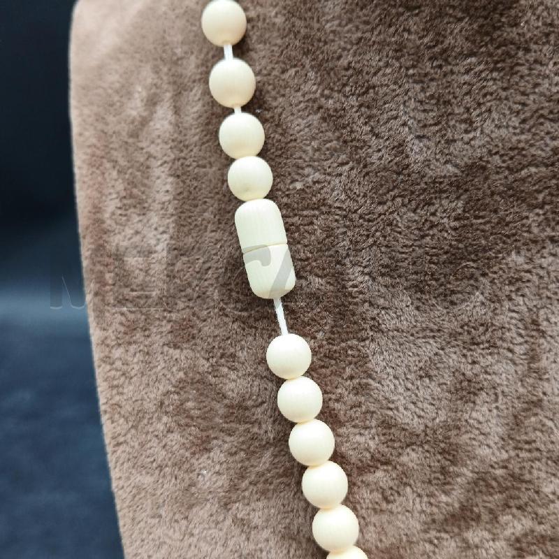 COLLANA SFERE BEIGE | Mercatino dell'Usato Roma garbatella 3