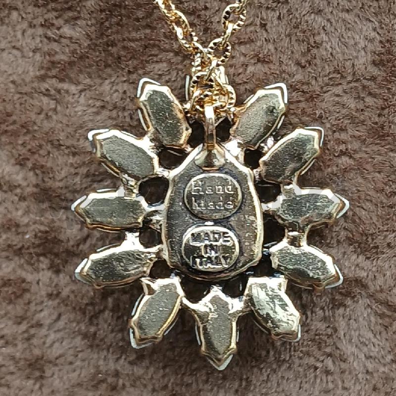 COLLANA SODINI GOCCIA GRIGIO  | Mercatino dell'Usato Roma garbatella 3