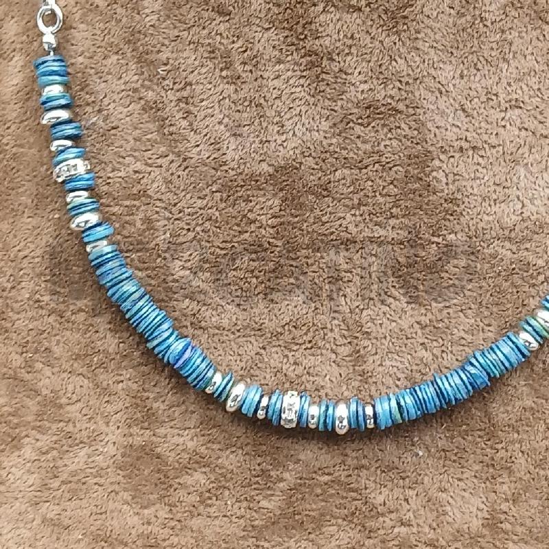 COLLANA STROILI PIETRINE BLU  | Mercatino dell'Usato Roma garbatella 2