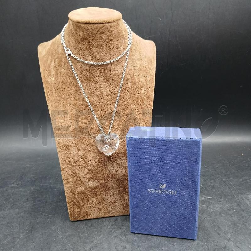 COLLANA SWAROVSKI CIONDOLO CUORE  | Mercatino dell'Usato Roma garbatella 1