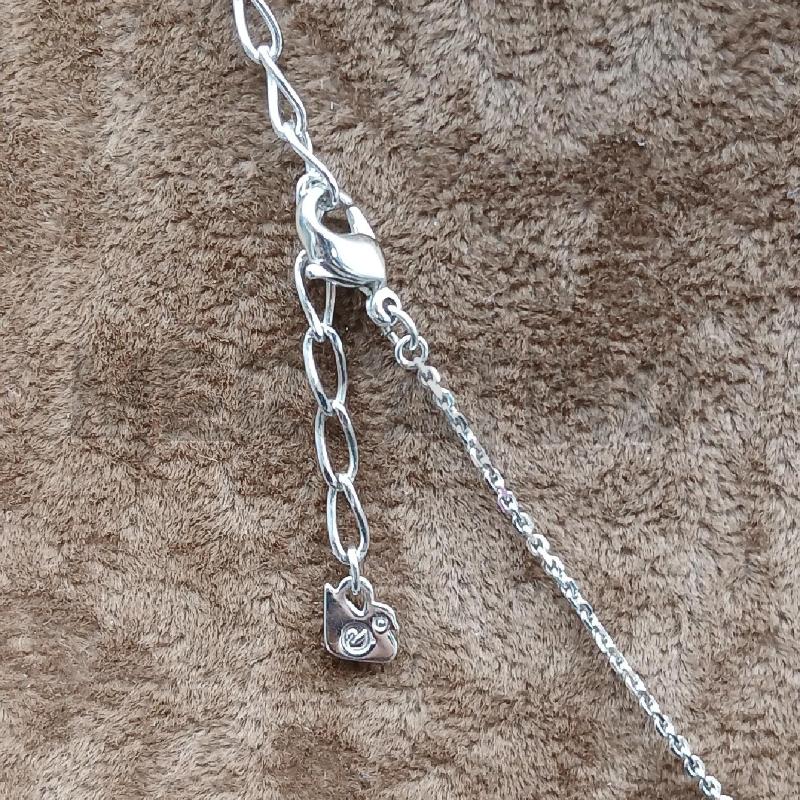 COLLANA SWAROVSKI CIONDOLO PUNTO LUCE BIANCO  | Mercatino dell'Usato Roma garbatella 4