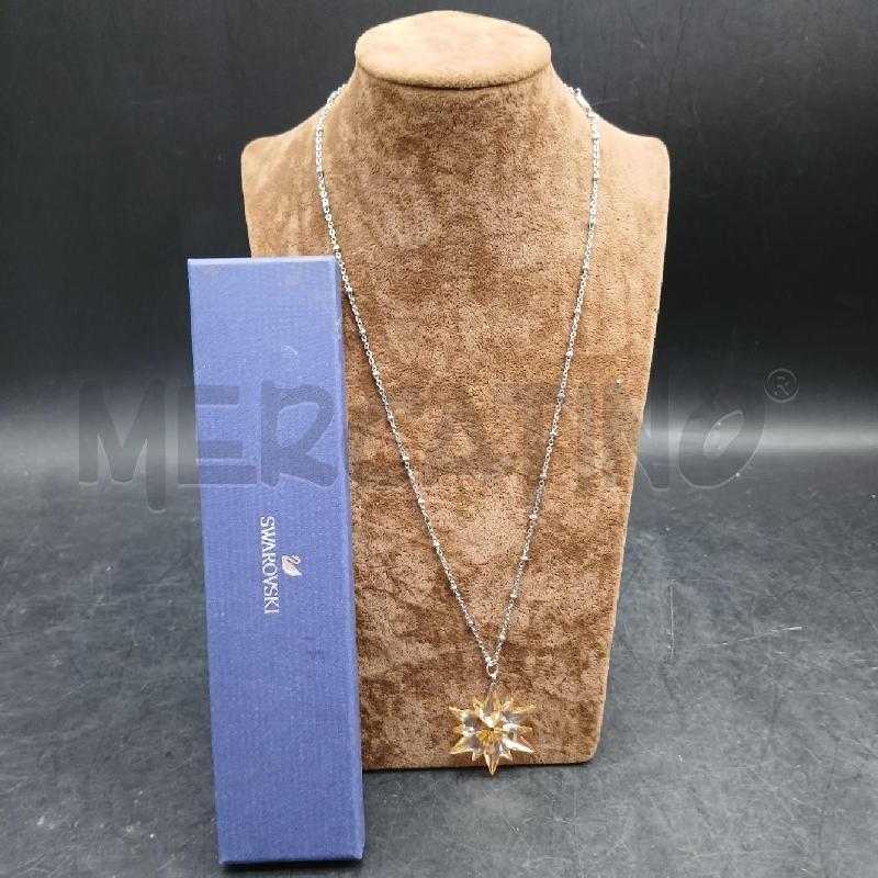 COLLANA SWAROVSKI CIONDOLO STELLA  | Mercatino dell'Usato Roma garbatella 1