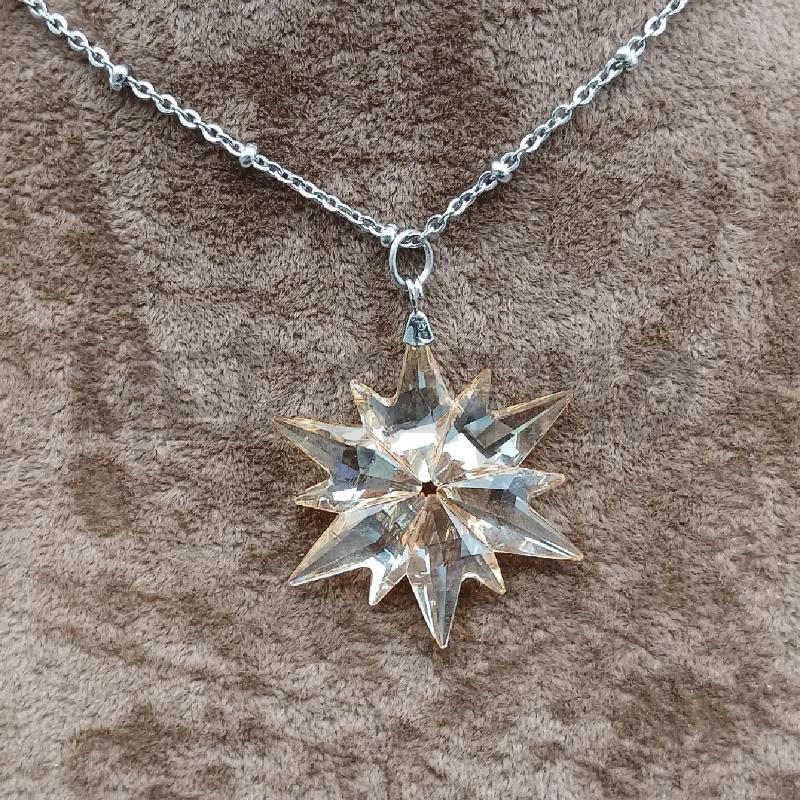 COLLANA SWAROVSKI CIONDOLO STELLA  | Mercatino dell'Usato Roma garbatella 2