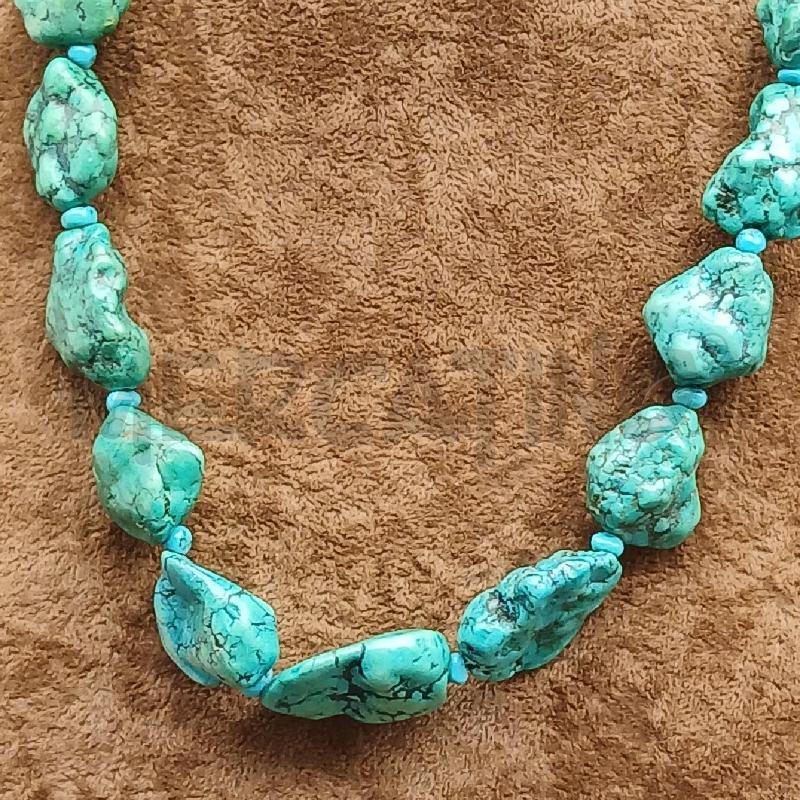 COLLANA TURCHESE CHIUSURA ARG | Mercatino dell'Usato Roma garbatella 2
