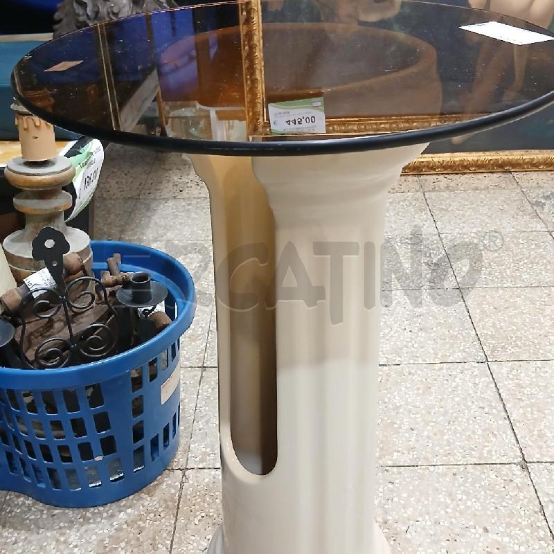 COLONNA CERAMICA BIANCA PIANO VETRO FUMÈ | Mercatino dell'Usato Roma garbatella 3