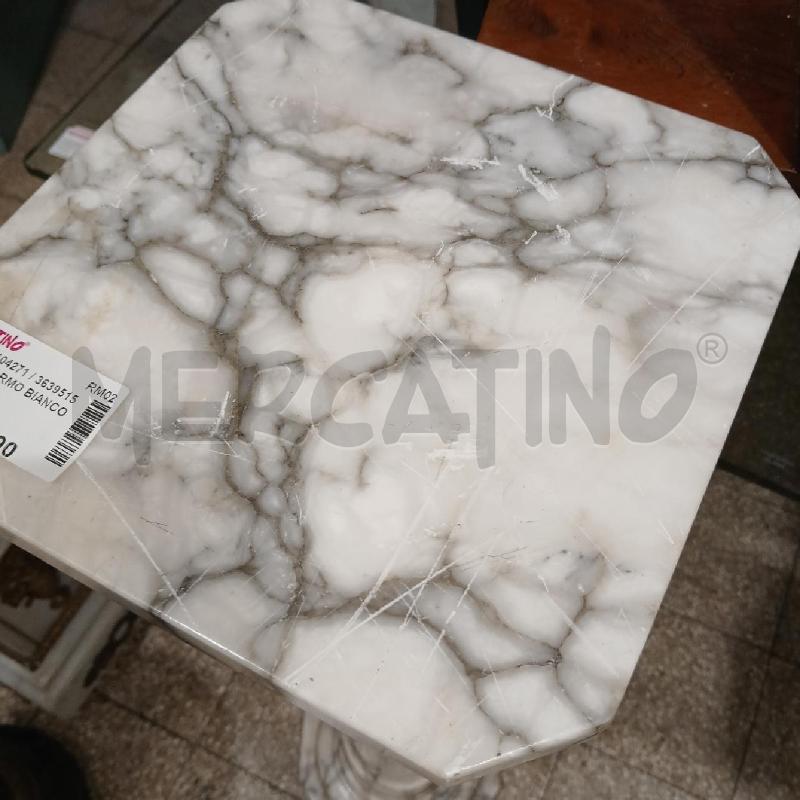 COLONNA MARMO BIANCO NERO | Mercatino dell'Usato Roma garbatella 4