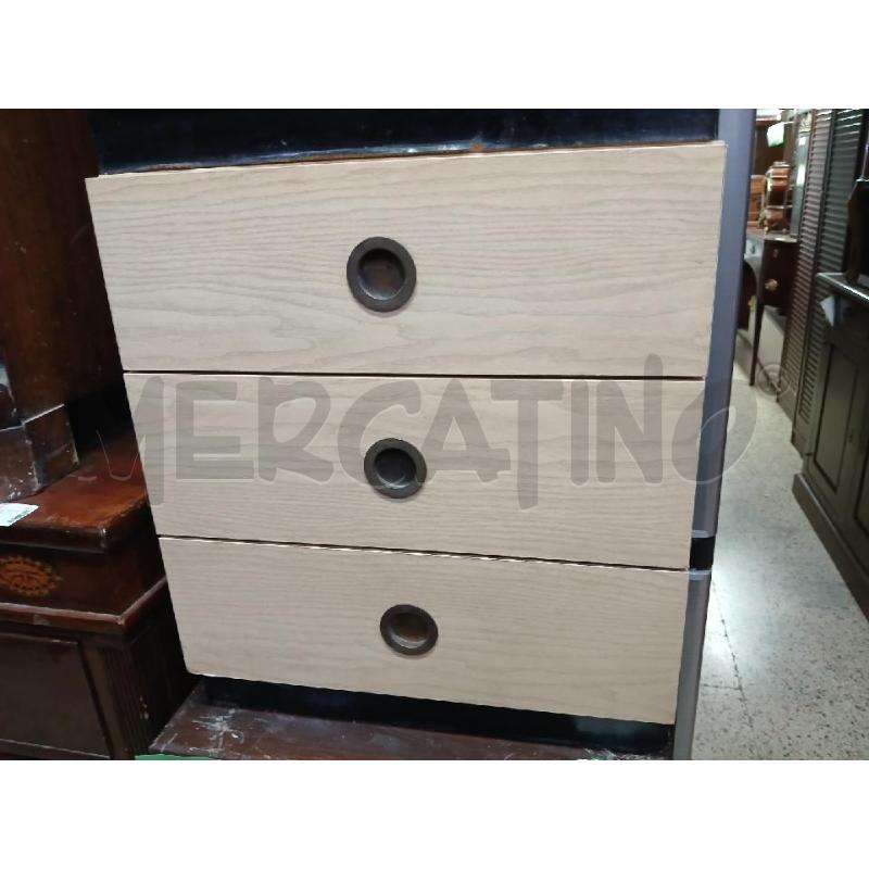 COMODINI COPPIA 3 C LEGNO CHIARO | Mercatino dell'Usato Roma garbatella 2