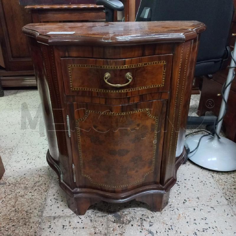 COMODINI COPPIA INTARSI 1/C 1/A | Mercatino dell'Usato Roma garbatella 1