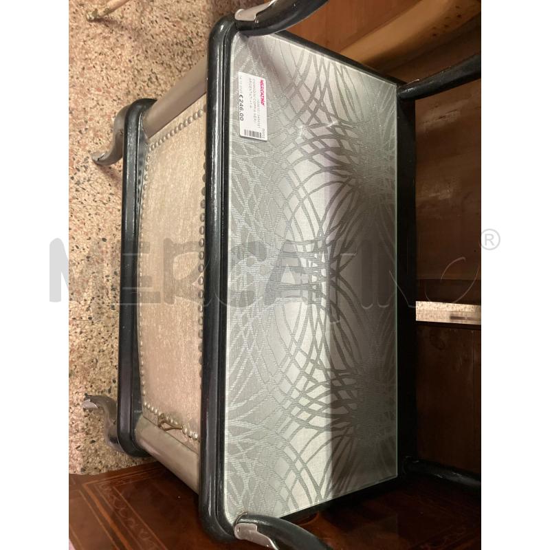 COMODINI COPPIA NERI/ARGENTATI +1/A | Mercatino dell'Usato Roma garbatella 3