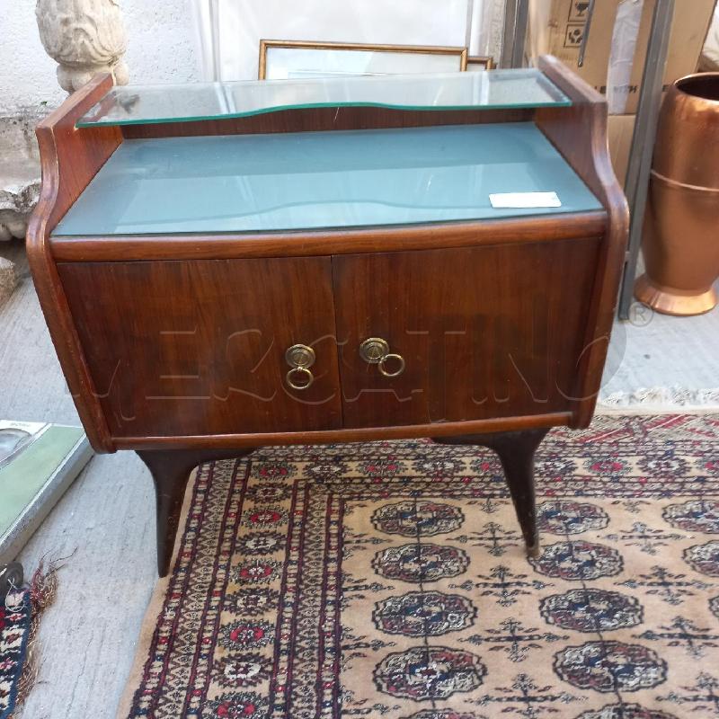 COMODINO 2 ANTE PIANO VETRO  | Mercatino dell'Usato Roma garbatella 1