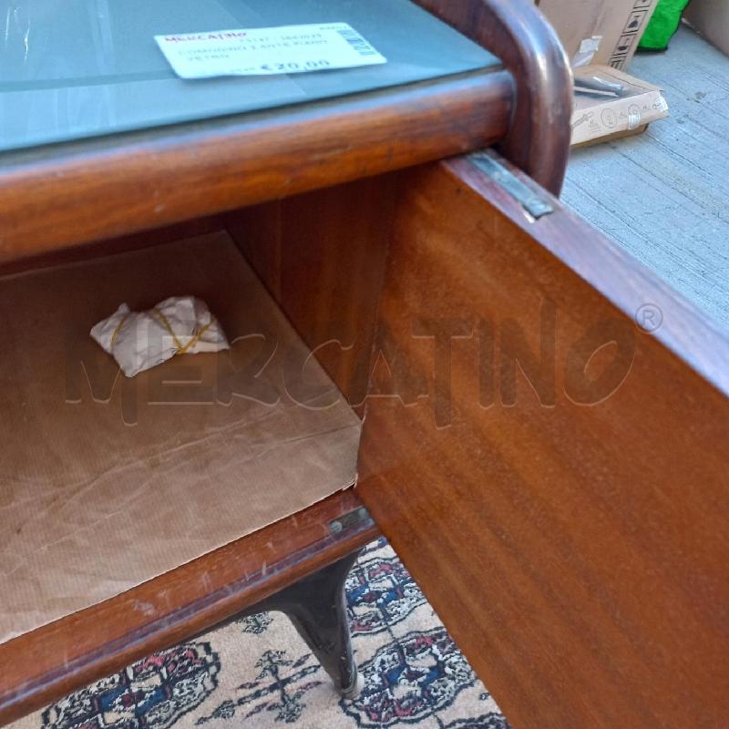 COMODINO 2 ANTE PIANO VETRO  | Mercatino dell'Usato Roma garbatella 2