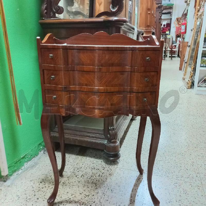 COMODINO PALISSANDRO 3 CASSETTI | Mercatino dell'Usato Roma garbatella 1