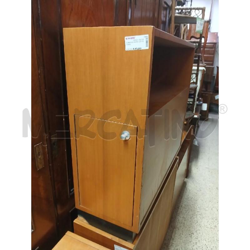 COMODINO RETRO LETTO 1 ANTA  | Mercatino dell'Usato Roma garbatella 1