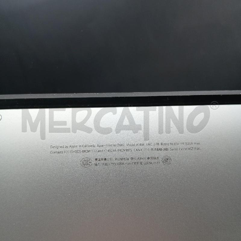 COMPUTER MACBOOK AIR A1466 | Mercatino dell'Usato Roma garbatella 2