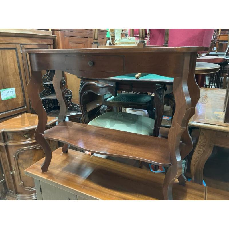 CONSOLLE NOCE 1 CASSETTO  | Mercatino dell'Usato Roma garbatella 1