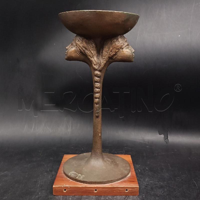 COPPA CELEBRATIVA VOLTI BRONZO | Mercatino dell'Usato Roma garbatella 1