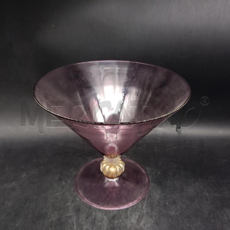 COPPA VETRO M URANO ROSA DOR | Mercatino dell'Usato Roma garbatella 2